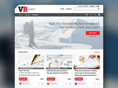 VentureBeat Insight Homepage