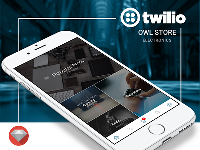 Business to Client Communication for eCommerce Demo App app b2b ecommerce mobile notifications twilio ui