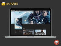 Movie Details Page Scroll Animation