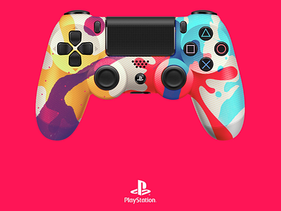 PS4 Controller Skin controller skins design graphic design playstation ps4