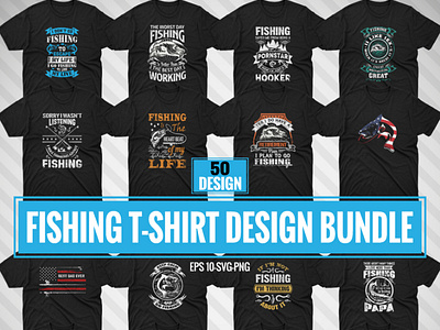 Trendy 20 Fishing Quotes T-shirt Designs Bundle – MasterBundles