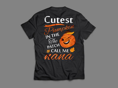 Cutest pumpkin halloween t shirt design