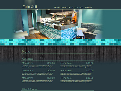 Greek Grill Website