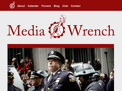 Media Wrench activism activist brand branding design red web