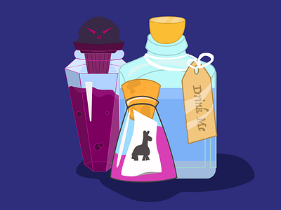 Vectober Day 15 - (Legend)ary Potions