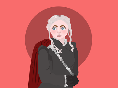 Daenerys - Flat Illustration