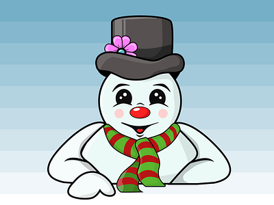 Holiday Illustration - Frosty