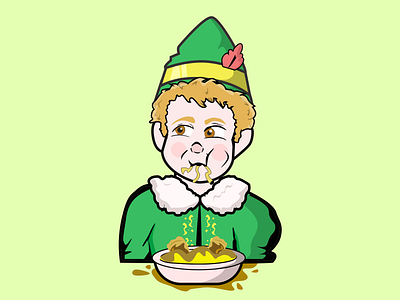 Holiday Illustration - Buddy the Elf buddy christmas christmas illustration christmasart digital illustration elf elfmovie holiday holiday design holidays illustration vector vectorart vectorillustration will farrell