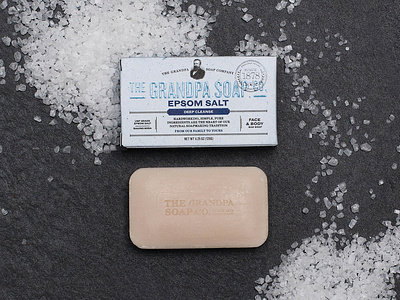 The Grandpa Soap Co. Package design