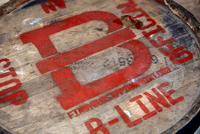 Bourbon Barrel Branding americana barel bourbon branding branding design brewery hand painting identity kentucky liquor photography sign painting texture typography