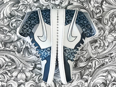 Custom Nikes for Xavier Athletics athletics branding college custom shoe fashion identity lifestyle nike pattern design sneaker design