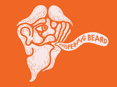 Whispering Beard Logo Design