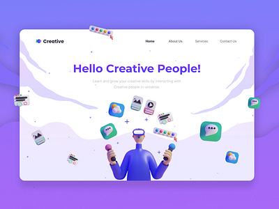 Creative Landing Page