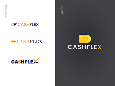 Cashflex - Logo Design branding cash clean illustration logo logodesign ui visualidentity