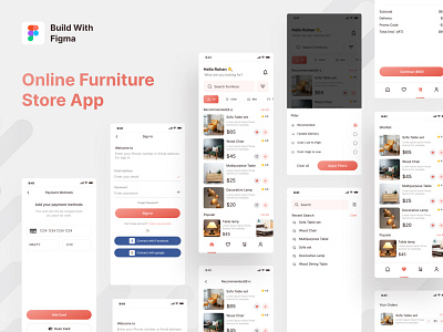 Furniture App Design Concept android app branding clean design furniturestore graphicdesign hero ios mobileapp uiux web