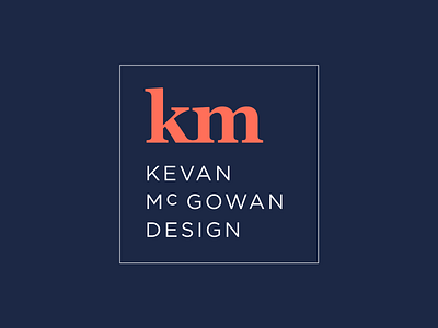 Kevan McGowan Design Logo branding gotham logo personal brand typography