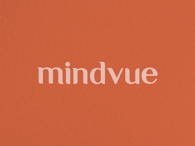 mindvue brand logo typography