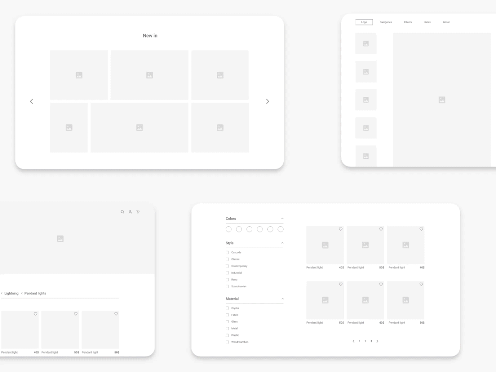 Ecommerce Store adobexd after effect aftereffects animation design minimalism ui uiux ux visual design website concept website design wireframe design xd design