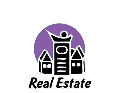Real Estate logo branding design graphic design icon illustration illustrator logo logo 2d minimal ui vector