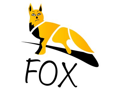 A fox logo branding design icon illustration illustrator logo logo 2d minimal ui vector