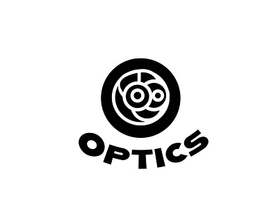 Optics Logo branding design icon illustration illustrator logo logo 2d minimal ui vector
