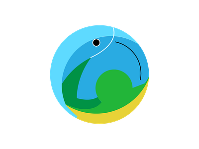 Elephant on planet Earth animation branding design flat icon illustration illustrator logo logo 2d minimal vector