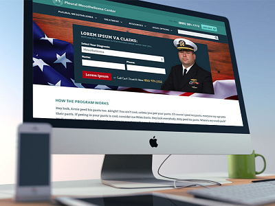 Pleural Veterans Assistance conversion form landing page site veterans web website