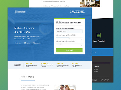 Low Rates Landing Page