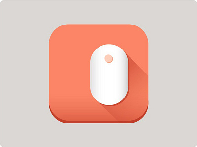 Good ol' mouse app concept icon mouse