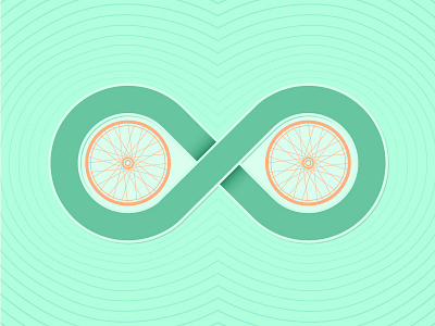 /. Sky's the limit ./ icon illustration infinity wheels