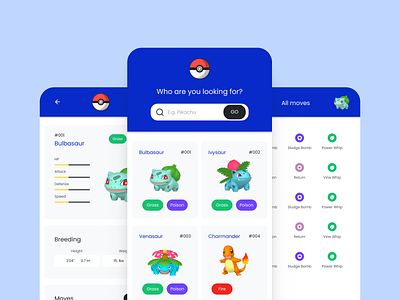 Pokémon App - User Interface