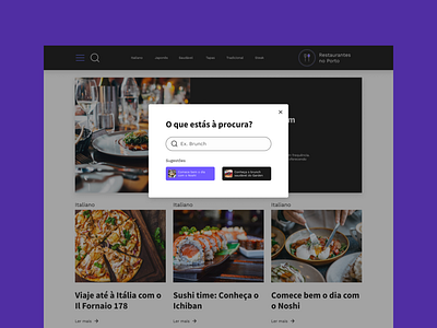 Blog Design Search - Restaurantes no Porto