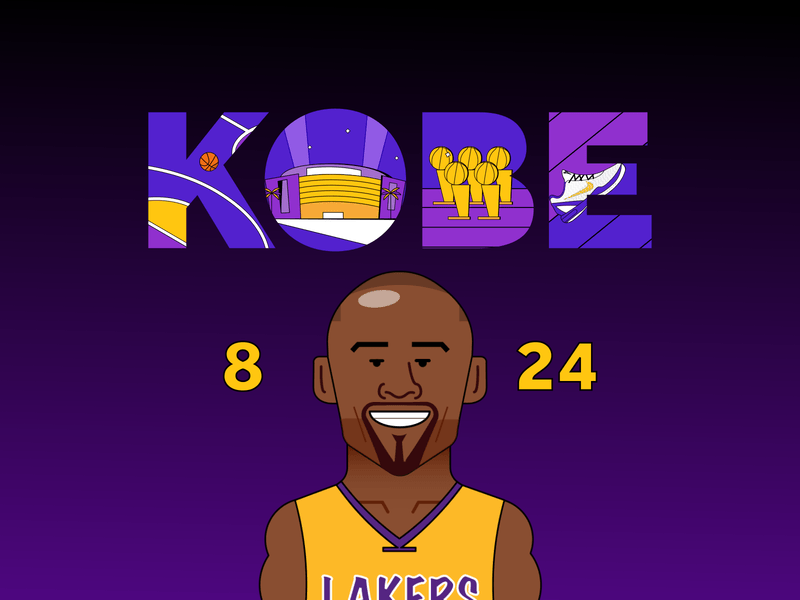 Website Concept Lakers Black Mamba by Silvio Cuzziol on Dribbble