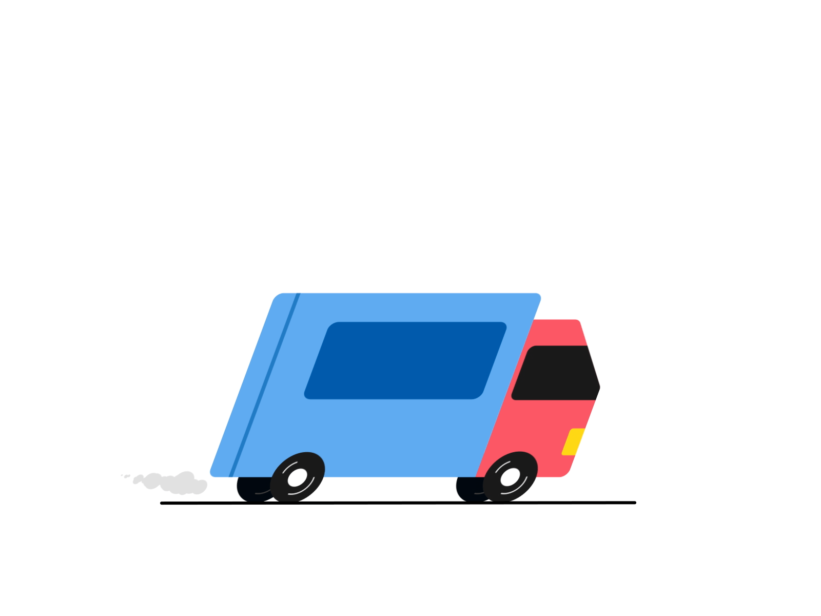 Vroom Vroom animation illustration motion truck vehicle