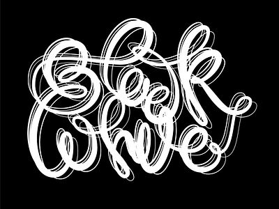BLACKWHITE art black white branding experiment illustration lettering logo typography vector