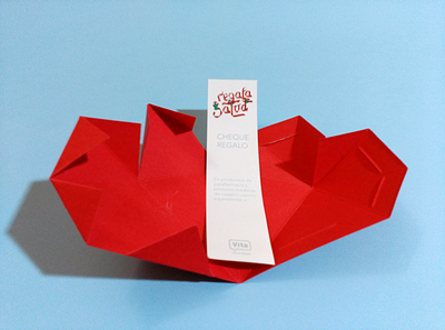 GIVE HEALTH AWAY! campaign graphic paper art papercraft