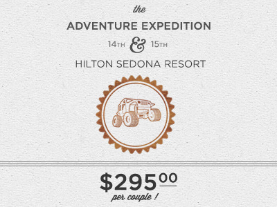 Adventure Expedition design gotham logo orange outdoors paper sedona typography white wisdom