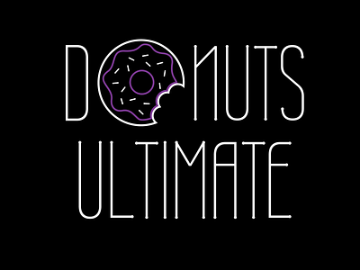 Donuts Ultimate branding design logo ultimate frisbee
