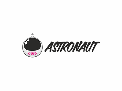 Astronaut. Nightclub logo logo logotype nightclub