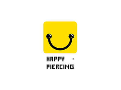 HAPPY PIERCING Logotype logo logotype
