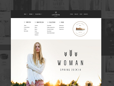 Laziness psd Theme fashion psd template theme web