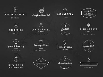 Shotfolio Logos bundles logos photography
