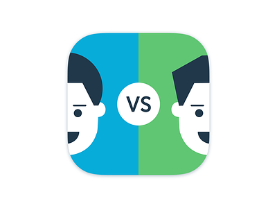 Face OFF app challenge face fight game icon ios smile ui ux