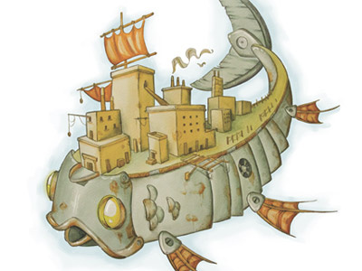 Cityfish illustration