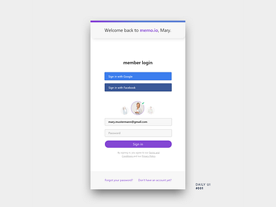 Daily UI 001