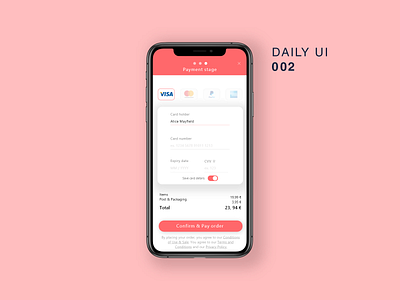 Daily UI 002 100days app daily ui daily ui challenge design interface mobile ui
