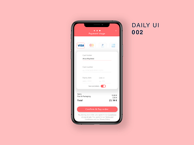 Daily UI 002