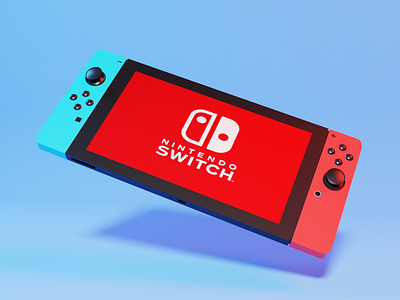 Nintendo Switch 3d 3d art blender blender3d cycle design illustration