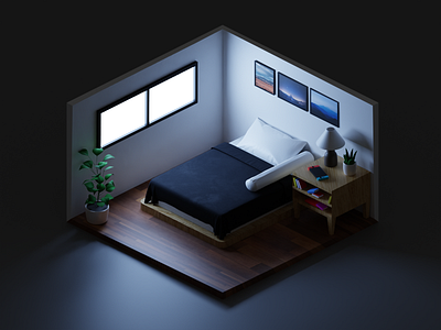 Isometric Bedroom