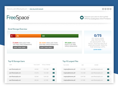 FreeSpace App app application google saas tool ui ux web website